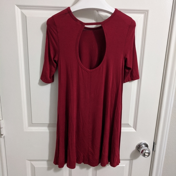 We the Free Red Jacqueline Swing Tunic Dress XS - Picture 4 of 6